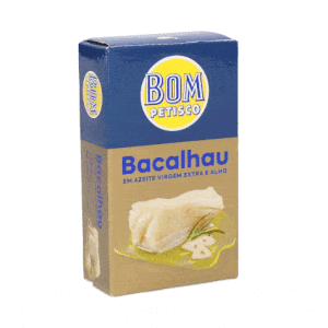 Bacalhau em Azeite Extra Virgem e Alho  / Bom Petisco 120g